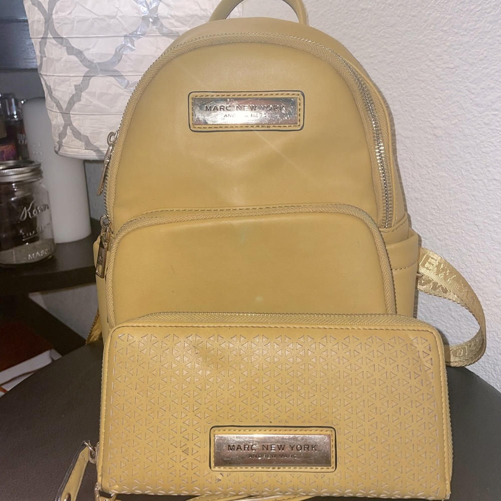 MARC NEW YORK backpack & wallet together